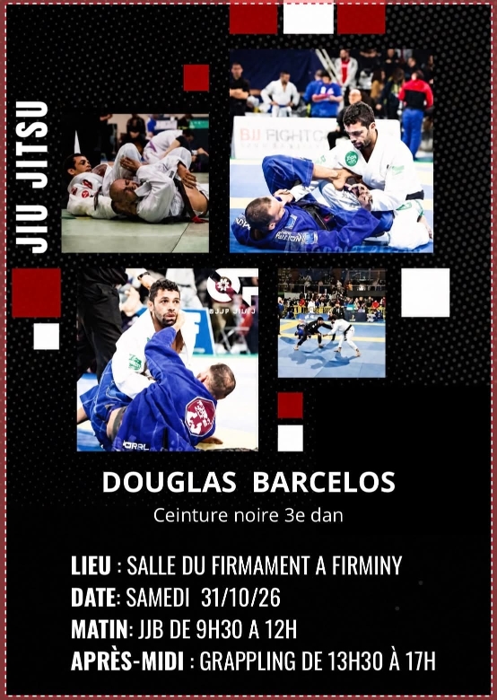 Douglas BARCELOS, stage JJB et Grappling